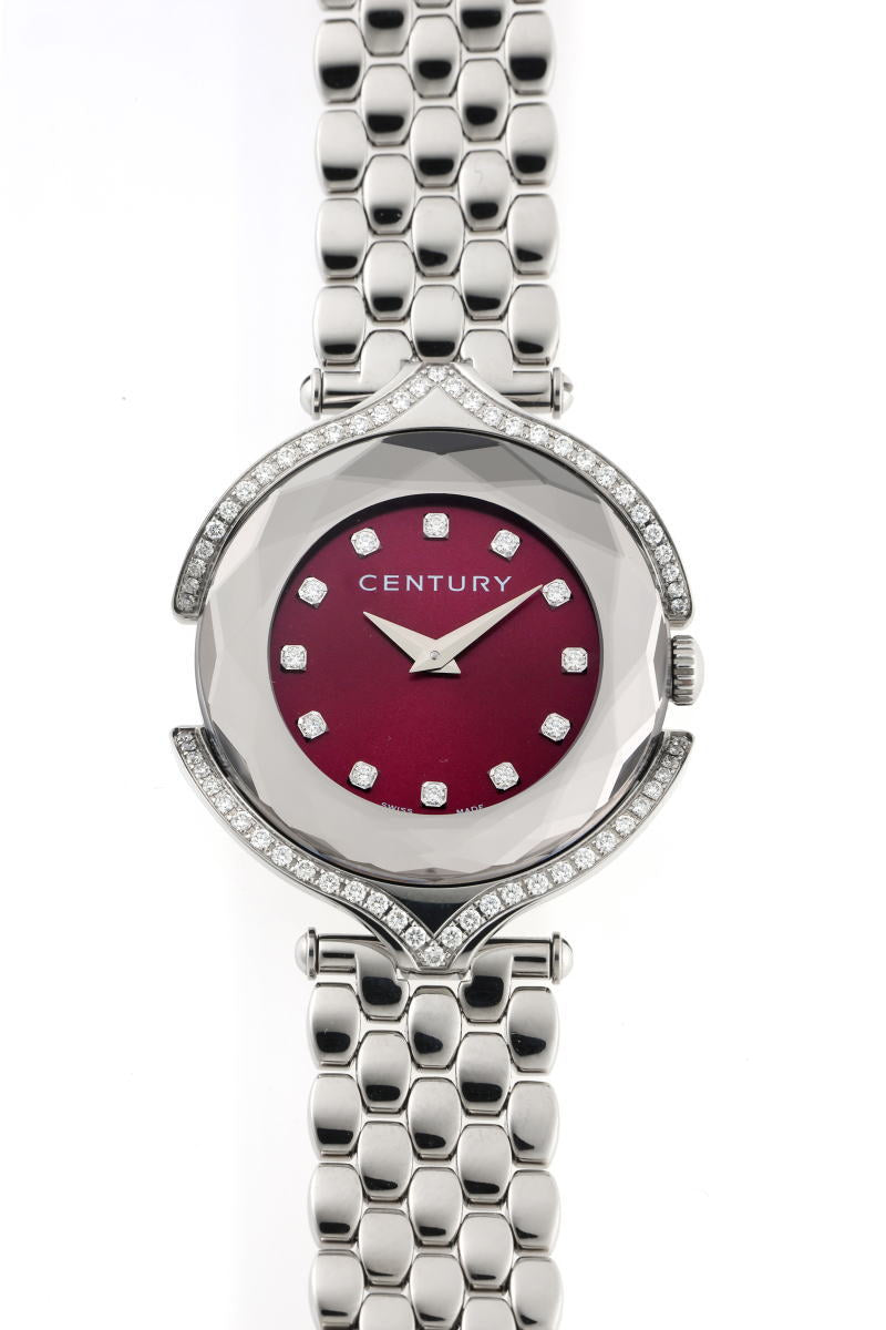 CENTURY センチュリー アフィニティ  ダイヤ クォーツ 637.7.S.M67.14.SK SS レディース 時計 2510252