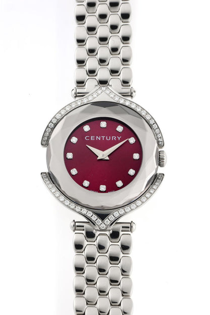 CENTURY センチュリー アフィニティ  ダイヤ クォーツ 637.7.S.M67.14.SK SS レディース 時計 2510252