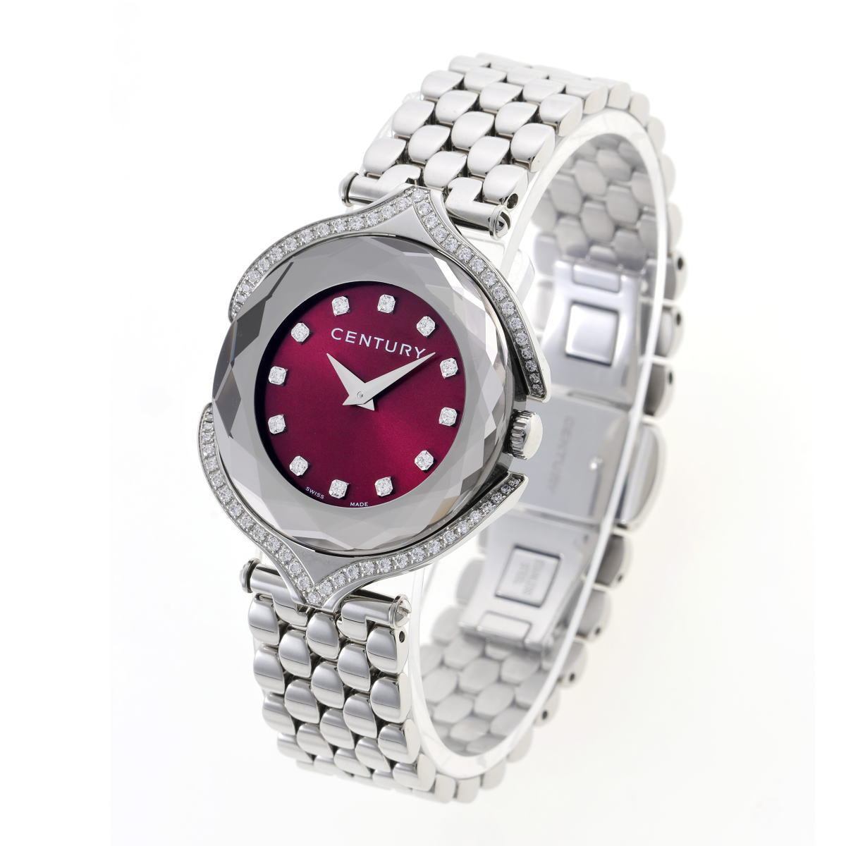 CENTURY センチュリー アフィニティ  ダイヤ クォーツ 637.7.S.M67.14.SK SS レディース 時計 2510252