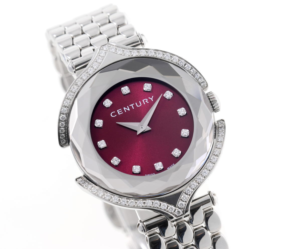CENTURY センチュリー アフィニティ  ダイヤ クォーツ 637.7.S.M67.14.SK SS レディース 時計 2510252