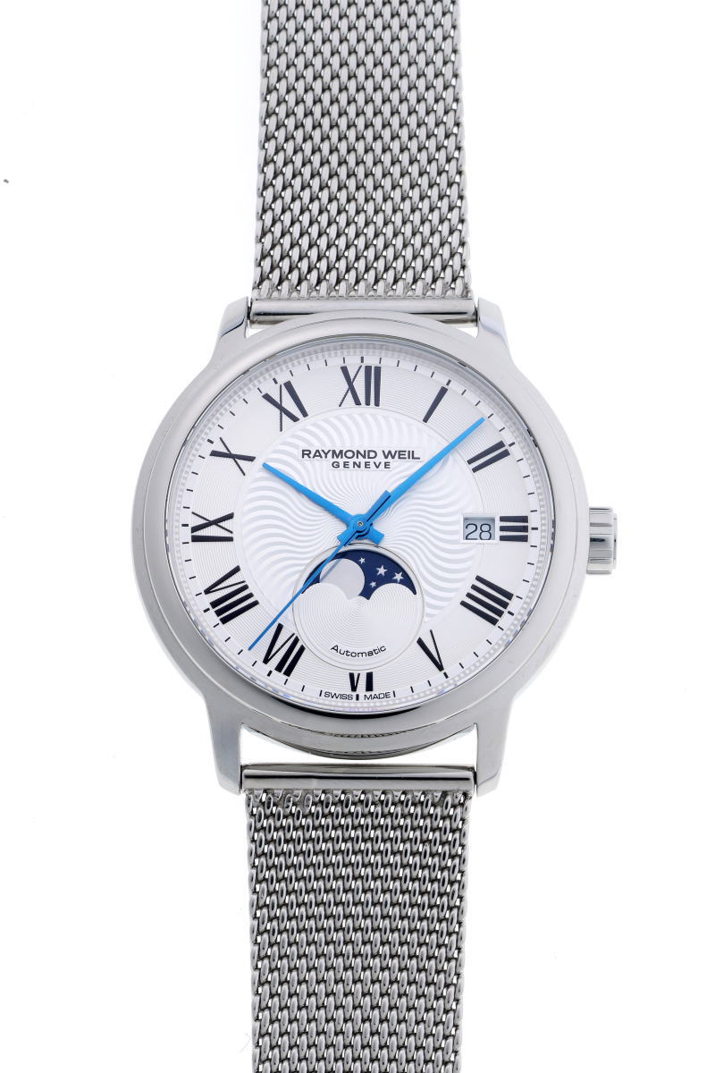 RAYMOND WEIL レイモンドウェイル マエストロ ムーンフェイズ オートマチック Cal.RW4280 2239M-ST-00659 SS メンズ 時計 2510253