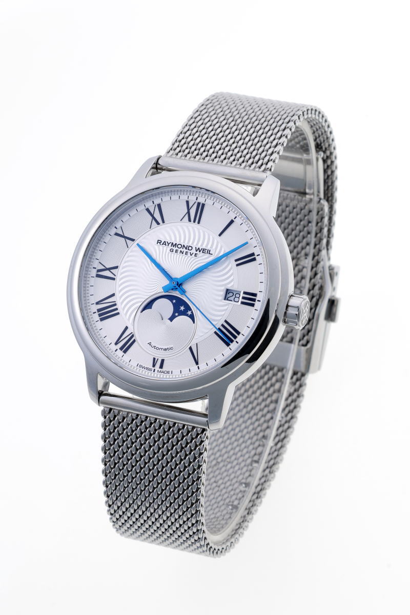 RAYMOND WEIL レイモンドウェイル マエストロ ムーンフェイズ オートマチック Cal.RW4280 2239M-ST-00659 SS メンズ 時計 2510253