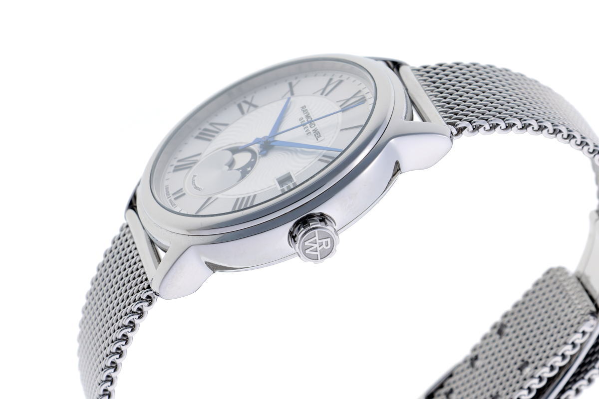RAYMOND WEIL レイモンドウェイル マエストロ ムーンフェイズ オートマチック Cal.RW4280 2239M-ST-00659 SS メンズ 時計 2510253