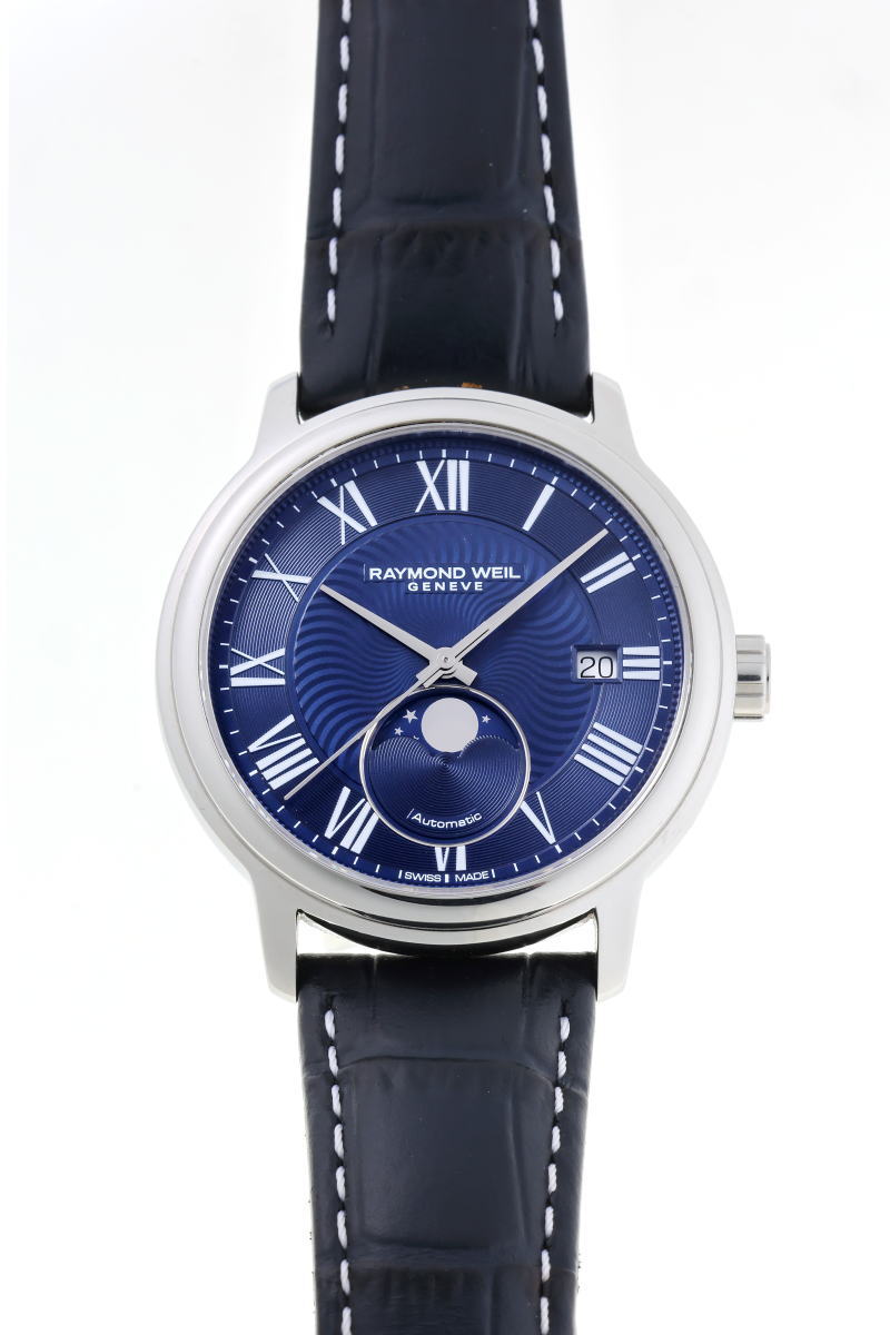 RAYMOND WEIL レイモンドウェイル マエストロ ムーンフェイズ オートマチック 2239-STC-00509 SS メンズ 時計 2510254