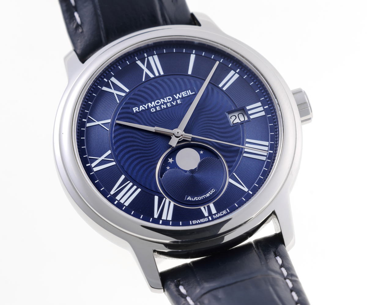 RAYMOND WEIL レイモンドウェイル マエストロ ムーンフェイズ オートマチック 2239-STC-00509 SS メンズ 時計 2510254