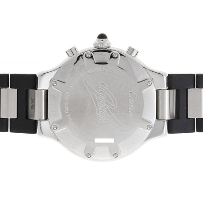 Cartier カルティエ マスト21 クロノスカフ クォーツ W10125U2 SS / ラバー メンズ 時計 2510255