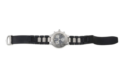 Cartier カルティエ マスト21 クロノスカフ クォーツ W10125U2 SS / ラバー メンズ 時計 2510255