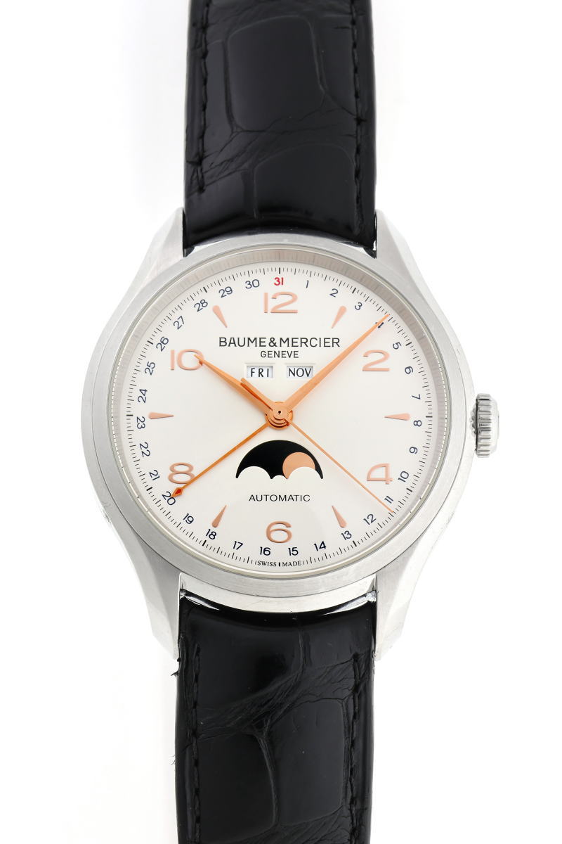 BAUME＆MERCIER ボーム＆メルシエ クリフトン コンプリートカレンダー オートマチック M0A10213 SS メンズ 時計 2510256