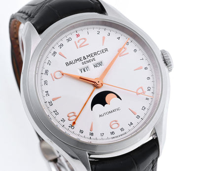 BAUME＆MERCIER ボーム＆メルシエ クリフトン コンプリートカレンダー オートマチック M0A10213 SS メンズ 時計 2510256