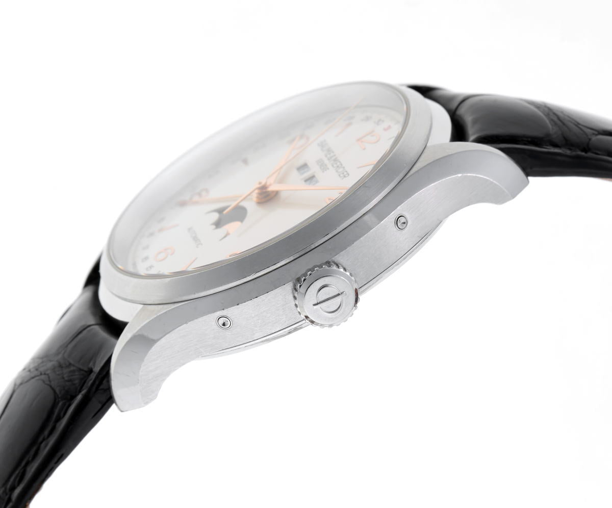 BAUME＆MERCIER ボーム＆メルシエ クリフトン コンプリートカレンダー オートマチック M0A10213 SS メンズ 時計 2510256