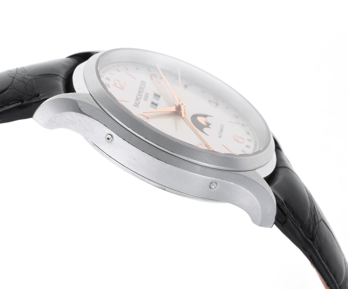 BAUME＆MERCIER ボーム＆メルシエ クリフトン コンプリートカレンダー オートマチック M0A10213 SS メンズ 時計 2510256