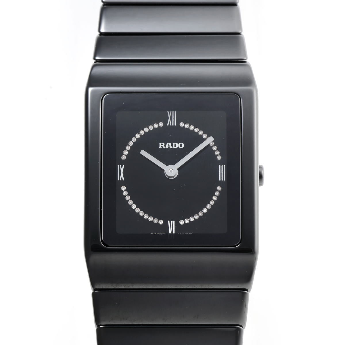 RADO ラドー セラミカ ウォッチ サークルダイヤ クォーツ R21702732 / 01.420.0702.3.073 CE / TI レディース 時計 2510257