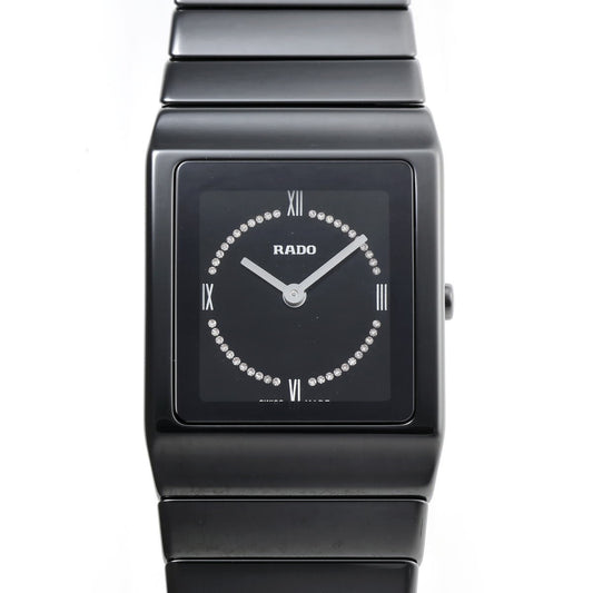 RADO ラドー セラミカ ウォッチ サークルダイヤ クォーツ R21702732 / 01.420.0702.3.073 CE / TI レディース 時計 2510257