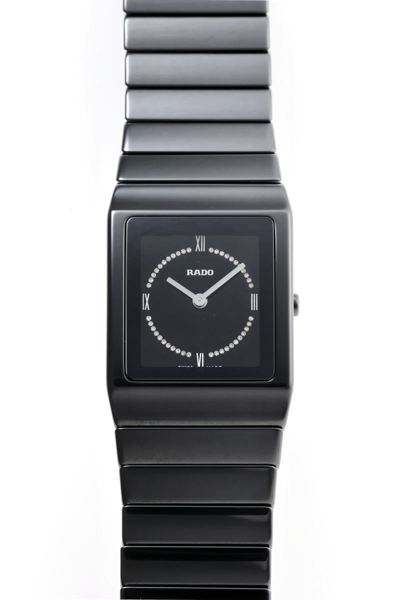 RADO ラドー セラミカ ウォッチ サークルダイヤ クォーツ R21702732 / 01.420.0702.3.073 CE / TI レディース 時計 2510257