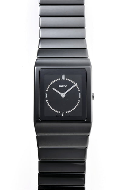 RADO ラドー セラミカ ウォッチ サークルダイヤ クォーツ R21702732 / 01.420.0702.3.073 CE / TI レディース 時計 2510257