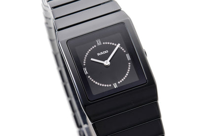 RADO ラドー セラミカ ウォッチ サークルダイヤ クォーツ R21702732 / 01.420.0702.3.073 CE / TI レディース 時計 2510257