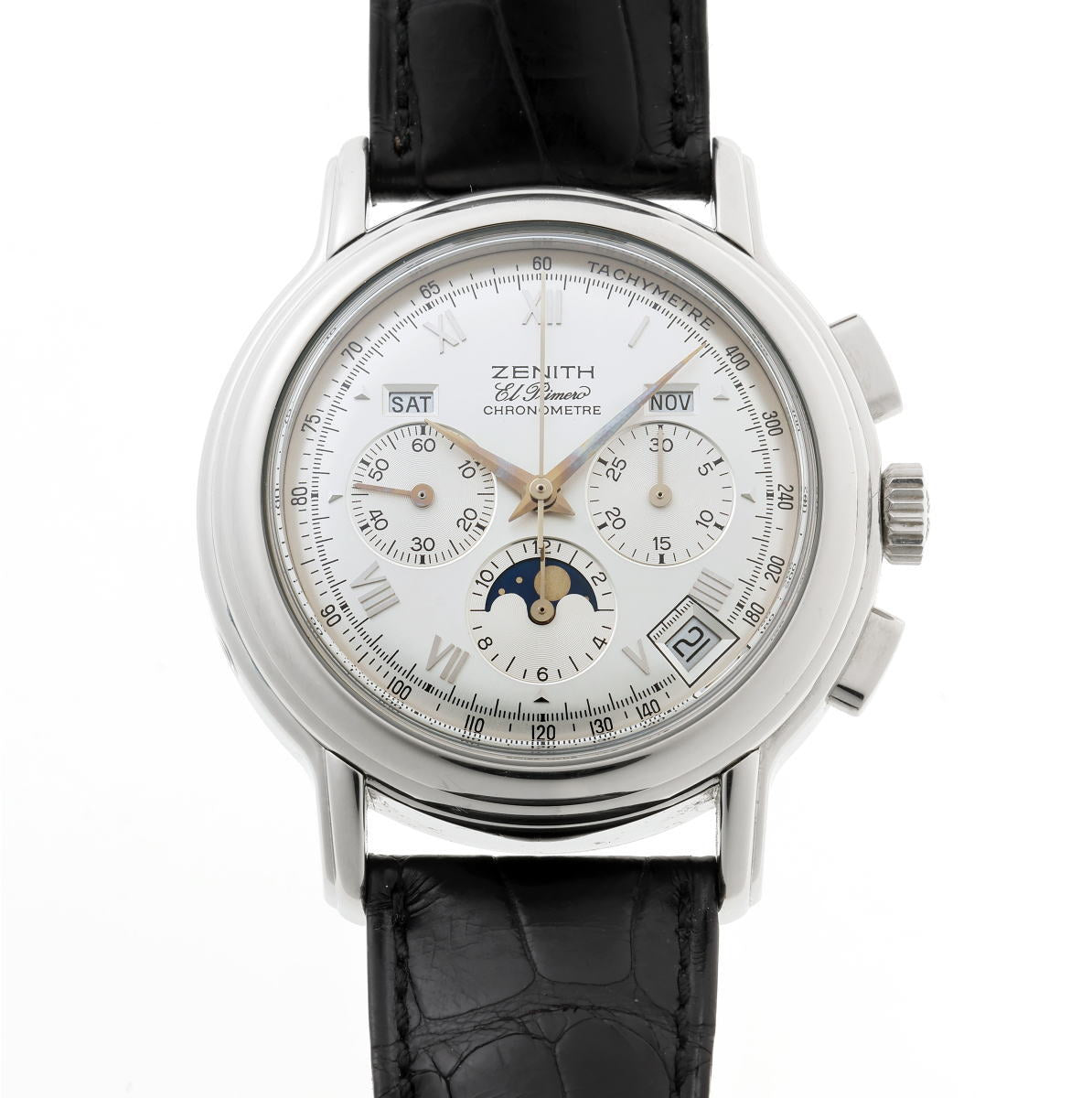 ZENITH ゼニス クロノマスター トリプルカレンダー オートマチック 14/01.0240.410 SS メンズ 時計 2510258