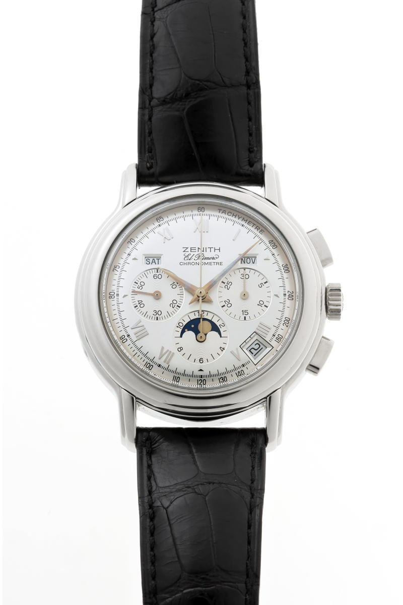 ZENITH ゼニス クロノマスター トリプルカレンダー オートマチック 14/01.0240.410 SS メンズ 時計 2510258