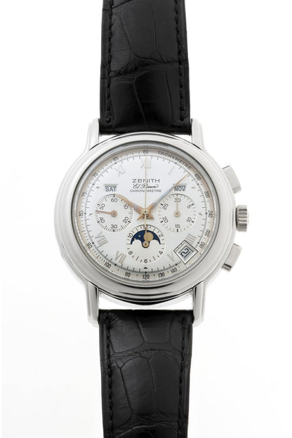 ZENITH ゼニス クロノマスター トリプルカレンダー オートマチック 14/01.0240.410 SS メンズ 時計 2510258