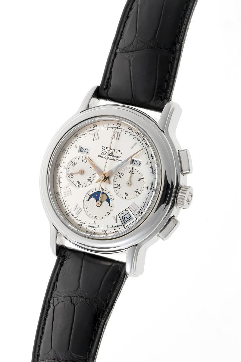 ZENITH ゼニス クロノマスター トリプルカレンダー オートマチック 14/01.0240.410 SS メンズ 時計 2510258