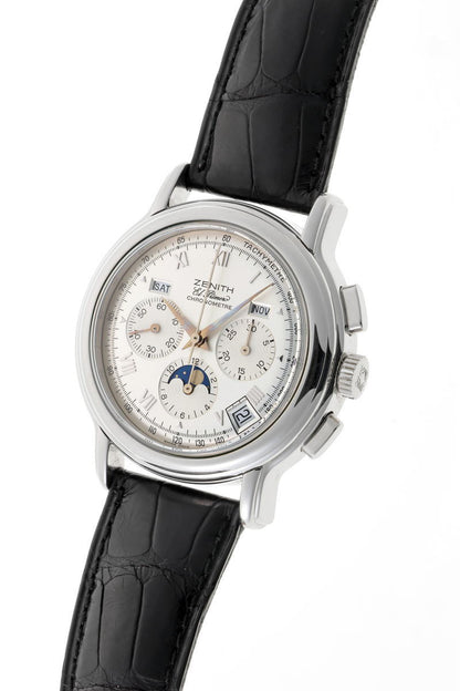ZENITH ゼニス クロノマスター トリプルカレンダー オートマチック 14/01.0240.410 SS メンズ 時計 2510258