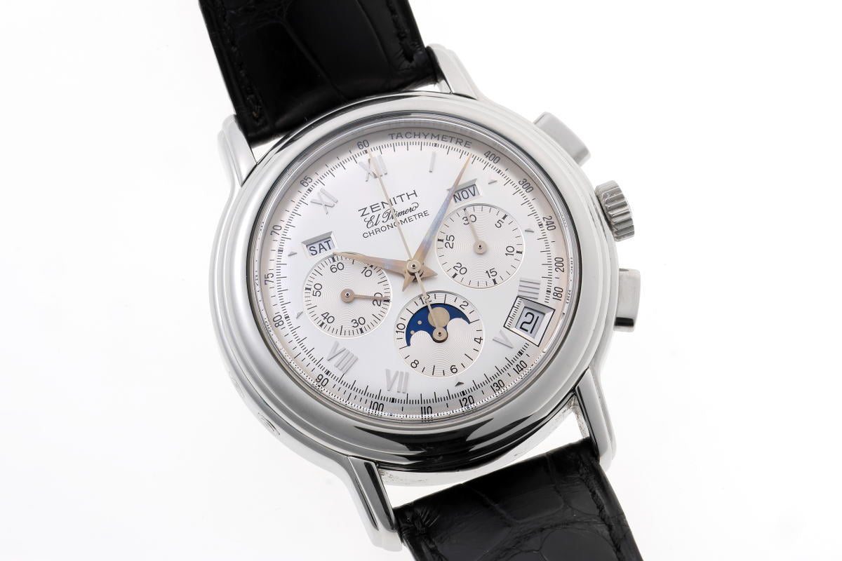 ZENITH ゼニス クロノマスター トリプルカレンダー オートマチック 14/01.0240.410 SS メンズ 時計 2510258