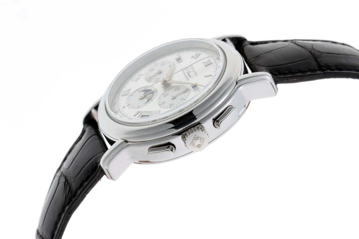 ZENITH ゼニス クロノマスター トリプルカレンダー オートマチック 14/01.0240.410 SS メンズ 時計 2510258