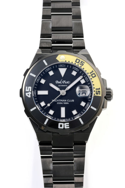 PaulPicot ポールピコ ヨットマンクラブ オートマチック 1251.NJ.SMGN.4000N.3614 SS PVD メンズ 時計 2510260