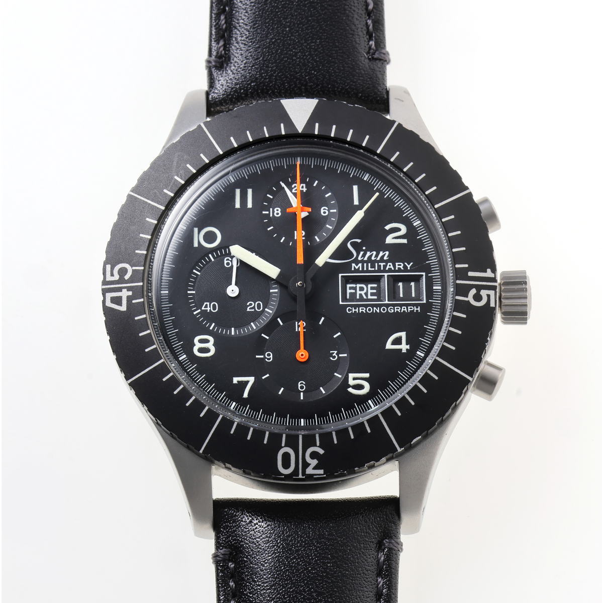 SINN ジン 156B ミリタリー クロノグラフ オートマチック Cal.レマニア5100 156.B SS メンズ 時計 2510263