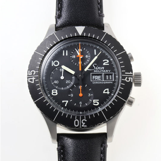 SINN ジン 156B ミリタリー クロノグラフ オートマチック Cal.レマニア5100 156.B SS メンズ 時計 2510263