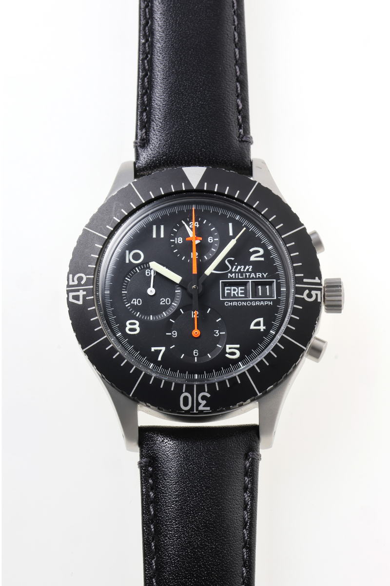 SINN ジン 156B ミリタリー クロノグラフ オートマチック Cal.レマニア5100 156.B SS メンズ 時計 2510263