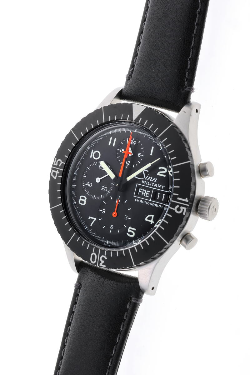 SINN ジン 156B ミリタリー クロノグラフ オートマチック Cal.レマニア5100 156.B SS メンズ 時計 2510263