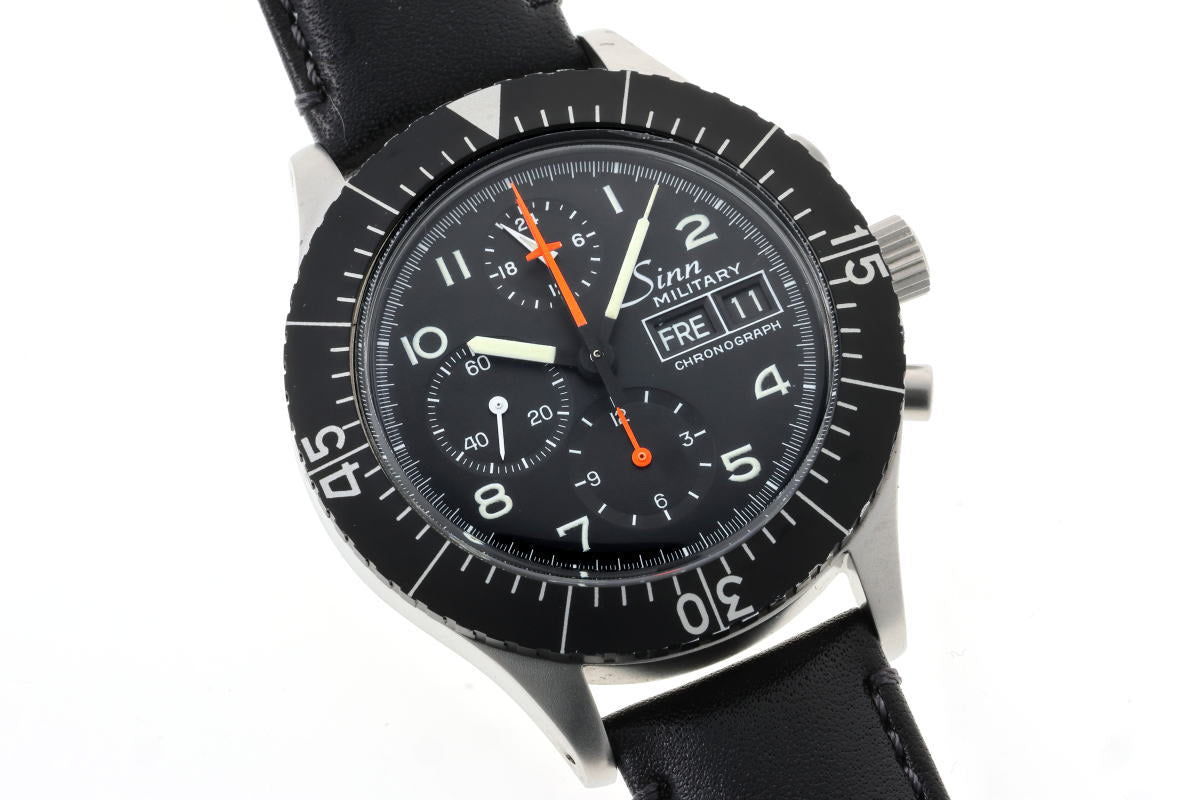 SINN ジン 156B ミリタリー クロノグラフ オートマチック Cal.レマニア5100 156.B SS メンズ 時計 2510263