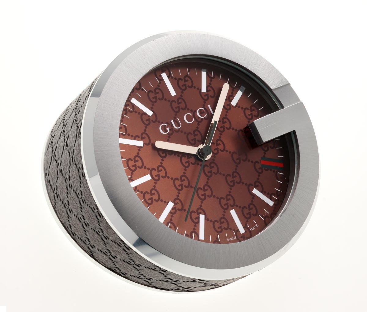 GUCCI グッチ Gクロック 置時計 クォーツ YC210007 SS ユニセックス 時計 2510273