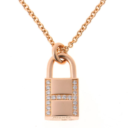 HERMES エルメス アミュレット ケリー カデナ ペンダント ネックレス H121332B 00 ピンクゴールド 750PG 2510278