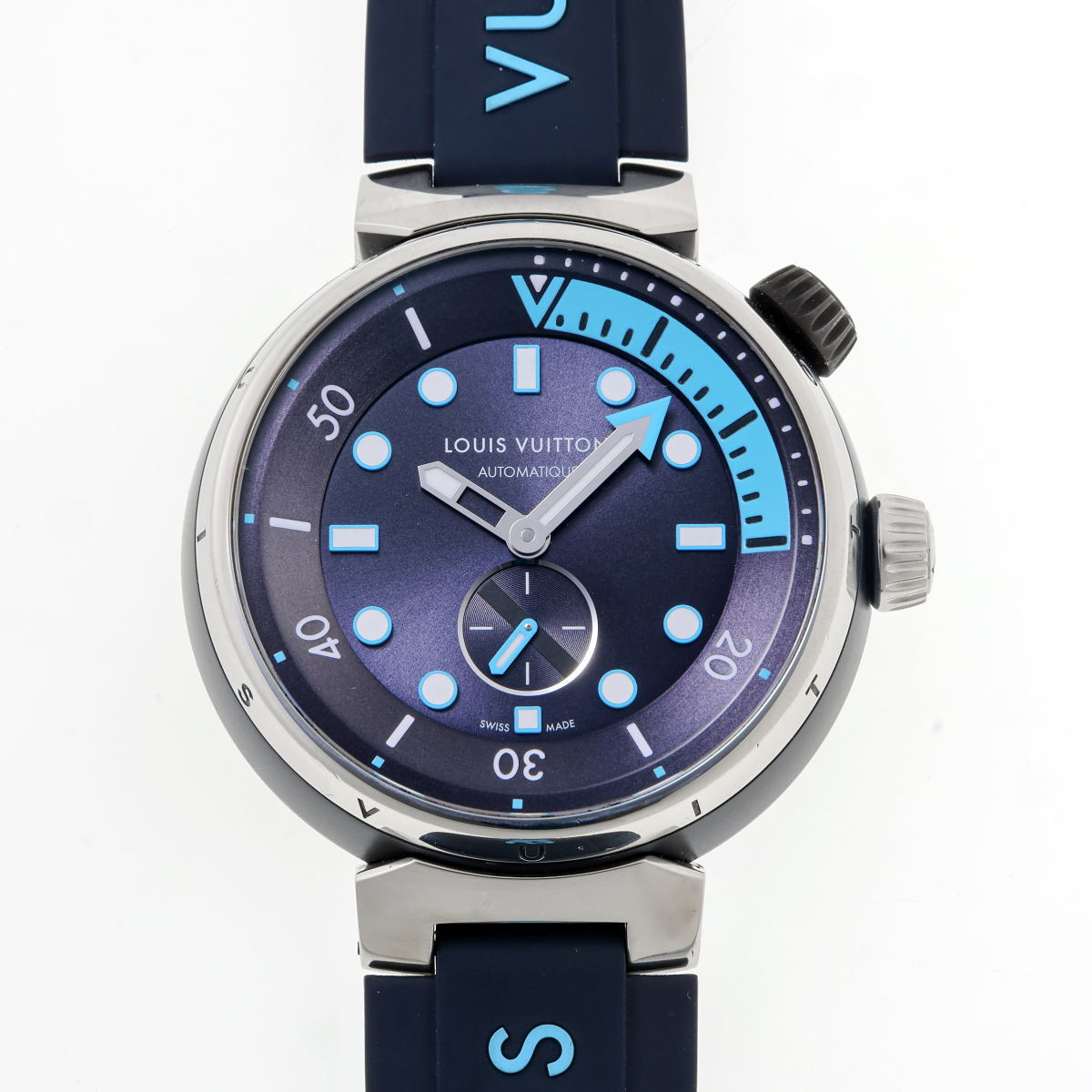 Louis Vuitton ルイヴィトン タンブール ストリートダイバー オートマチック QA121Z SS メンズ 時計 2510281