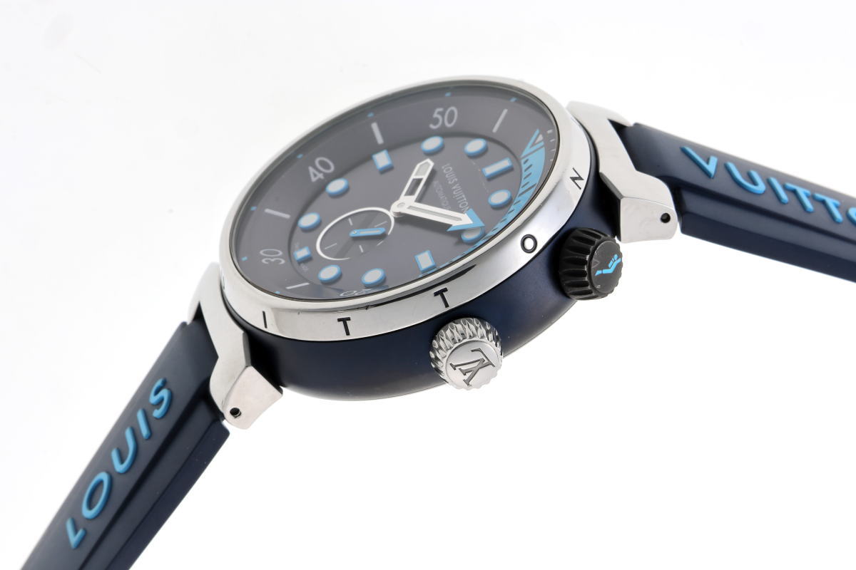 Louis Vuitton ルイヴィトン タンブール ストリートダイバー オートマチック QA121Z SS メンズ 時計 2510281