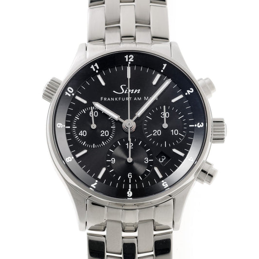 SINN ジン ファイナンシャル クロノグラフ オートマチック 6000 SS メンズ 時計 2510282