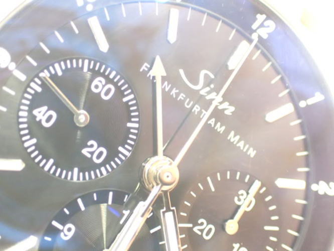 SINN ジン ファイナンシャル クロノグラフ オートマチック 6000 SS メンズ 時計 2510282