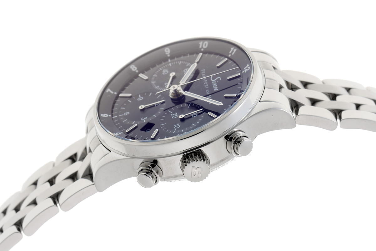 SINN ジン ファイナンシャル クロノグラフ オートマチック 6000 SS メンズ 時計 2510282