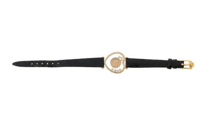 Chopard ショパール ハッピーダイヤモンド ハート 7Pダイヤ クォーツ 20/4516-0001 750YG レディース 時計 2510284