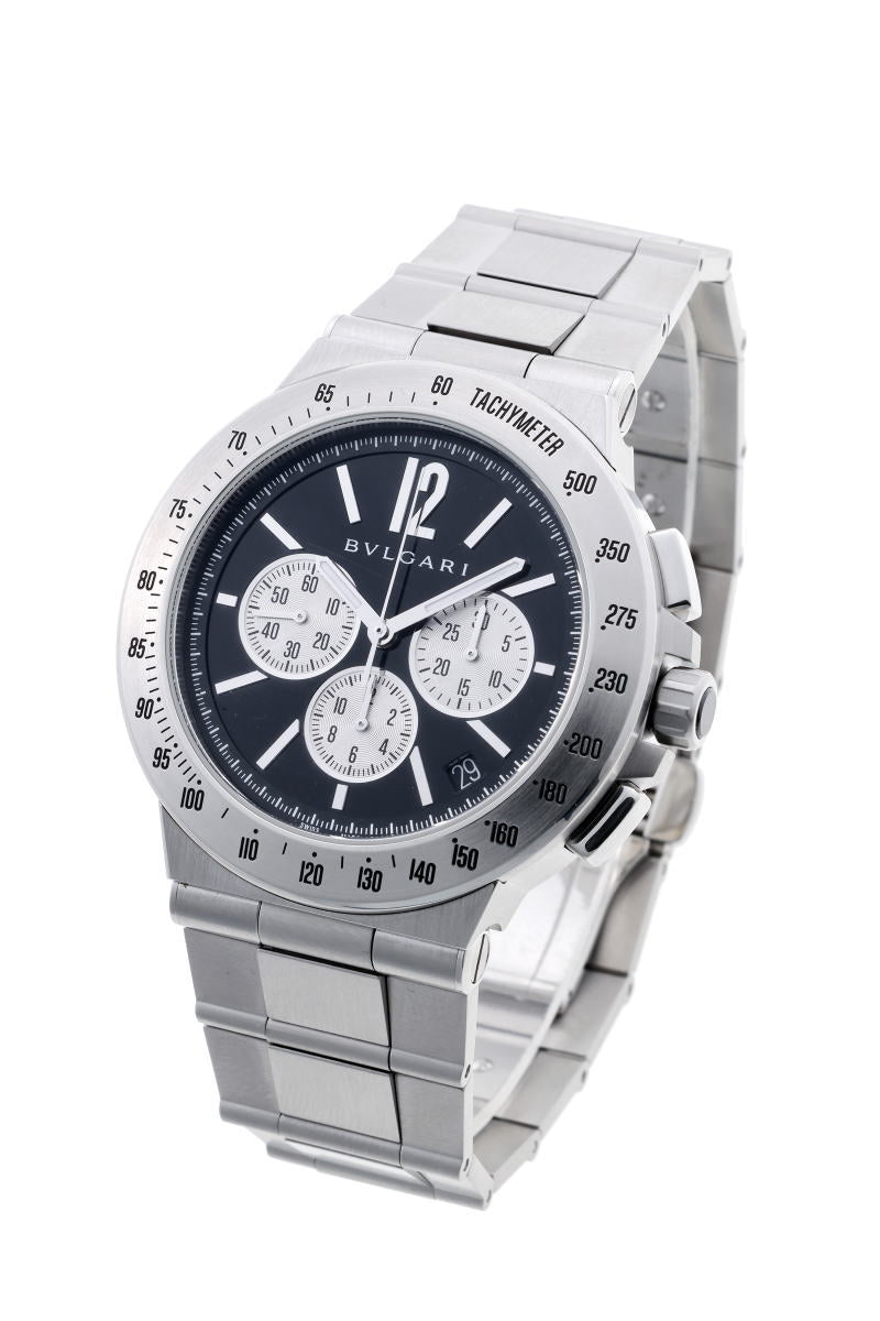 BVLGARI ブルガリ ディアゴノ ヴェロチッシモ オートマチック Cal.BVL328 DG41SCH SS メンズ 時計 2510293