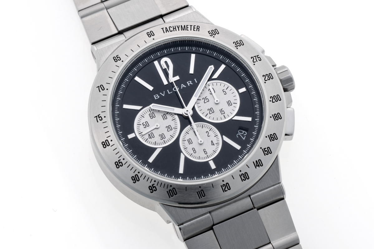BVLGARI ブルガリ ディアゴノ ヴェロチッシモ オートマチック Cal.BVL328 DG41SCH SS メンズ 時計 2510293