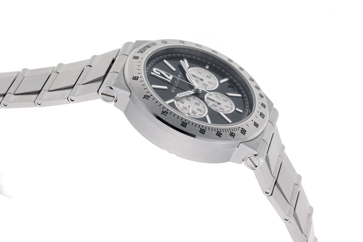 BVLGARI ブルガリ ディアゴノ ヴェロチッシモ オートマチック Cal.BVL328 DG41SCH SS メンズ 時計 2510293