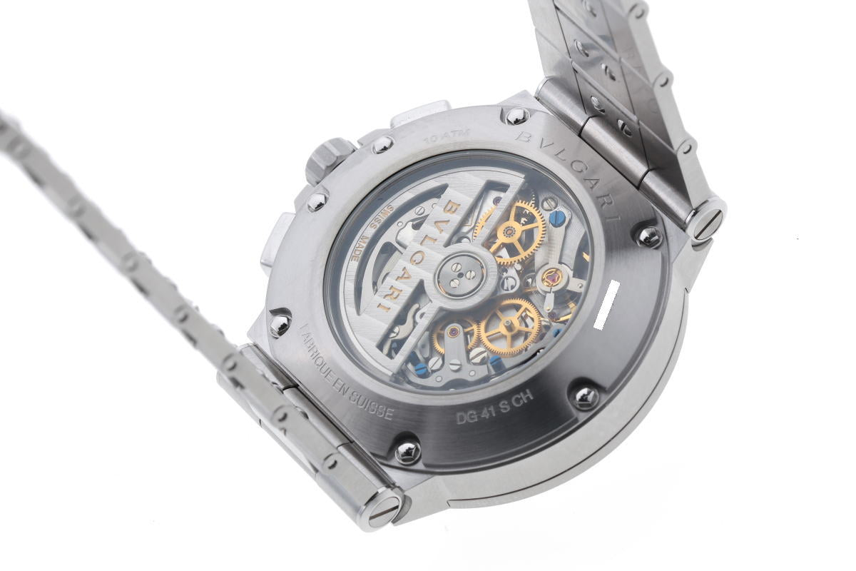 BVLGARI ブルガリ ディアゴノ ヴェロチッシモ オートマチック Cal.BVL328 DG41SCH SS メンズ 時計 2510293