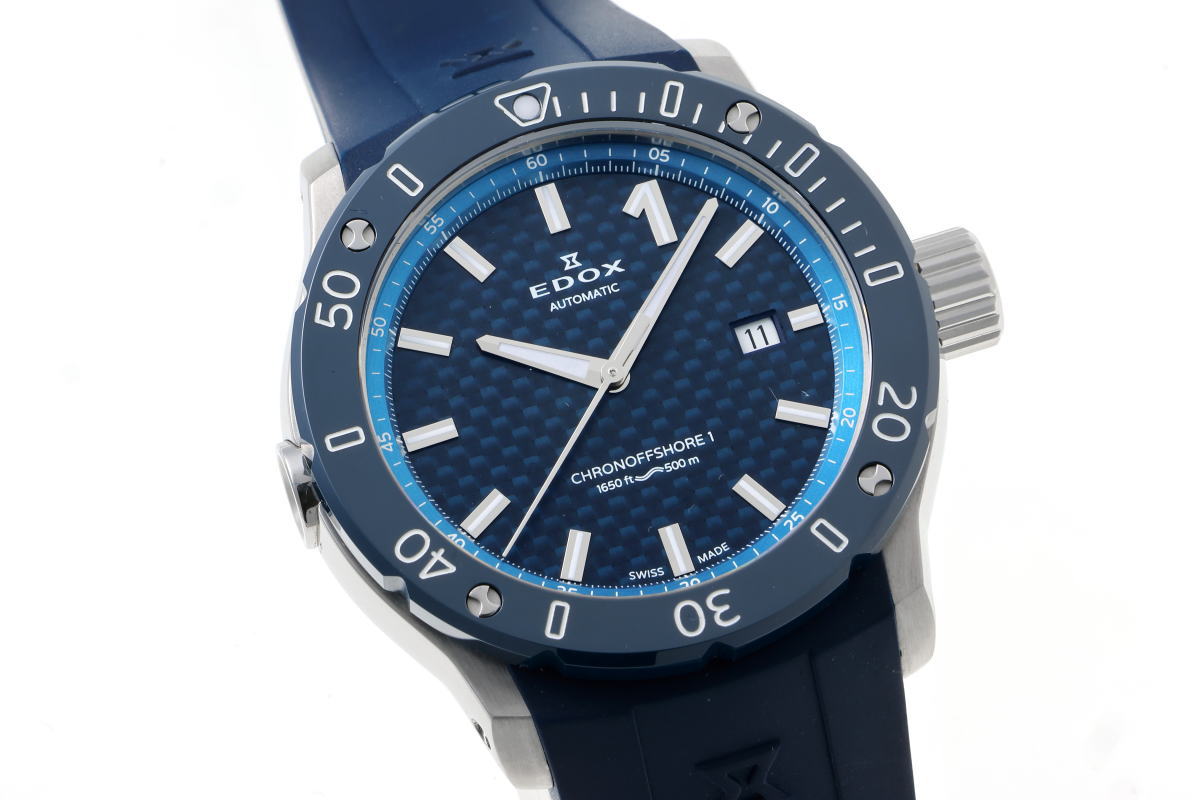 EDOX エドックス クロノオフショア1 プロフェッショナル オートマチック 80099-3BU3-BUIN3 SS / CE メンズ 時計 2510298