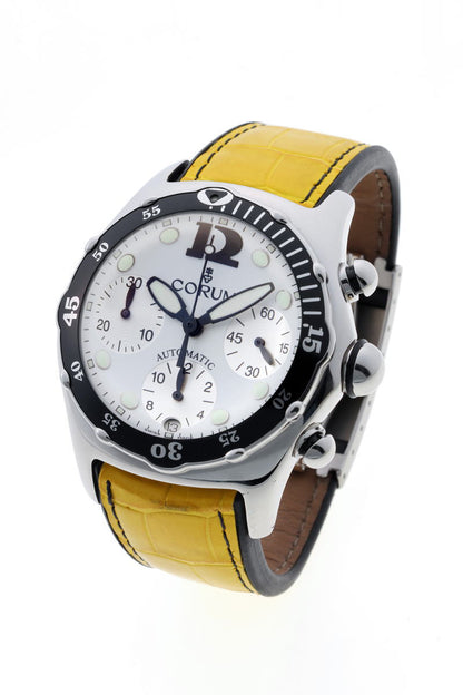 CORUM コルム バブル ダイブ ボンバー シャーク クロノグラフ オートマチック 285.180.20 SS メンズ 時計 2510299
