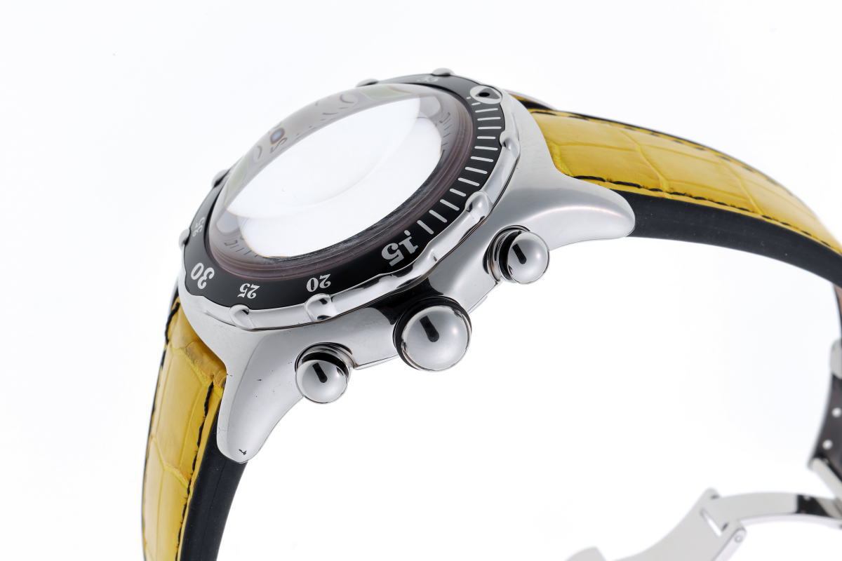 CORUM コルム バブル ダイブ ボンバー シャーク クロノグラフ オートマチック 285.180.20 SS メンズ 時計 2510299
