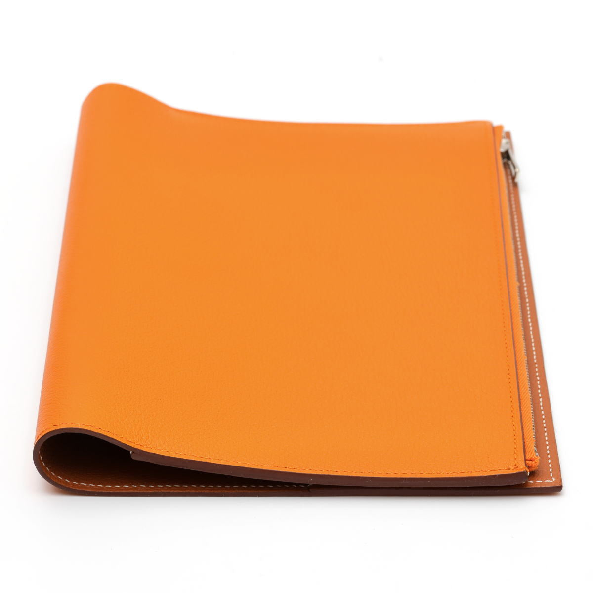 HERMES エルメス ノートカバー EAジップ A5サイズ トゴ　オレンジ / ゴールド 2520007
