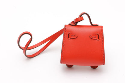 HERMES エルメス ケリードール ゴールド金具 Z刻印 バッグチャーム サンギーヌ ナタ ローズサクラ キャラメル タデラクト シェブルミゾル - 2520011